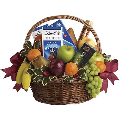 Fruits and Sweets Christmas Basket