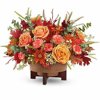 Modern Copper Centerpiece