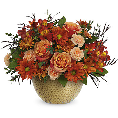 Vintage Gold Centerpiece