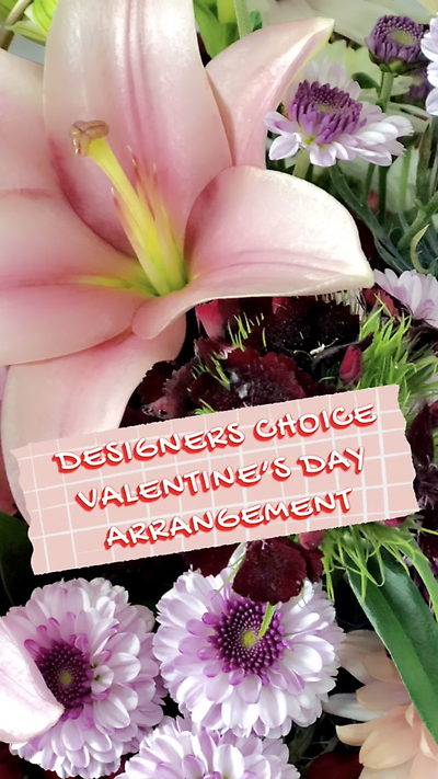 Designer&#039;s Choice Valentine&#039;s Arrangement