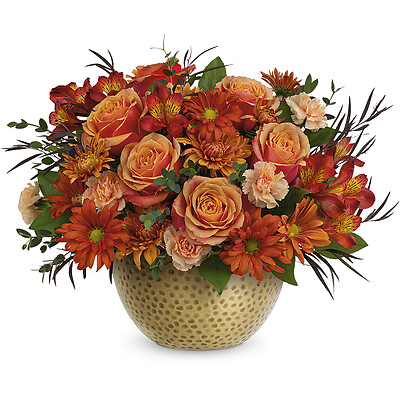 Vintage Gold Centerpiece