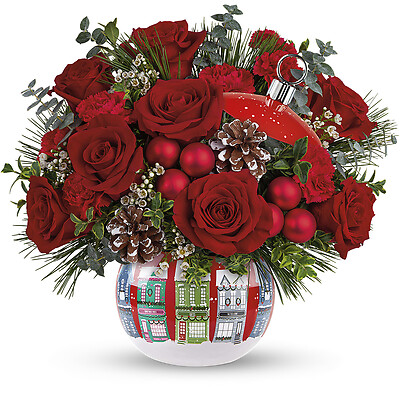 Snowy Village Bouquet