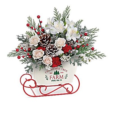 Winter Sleigh Bouquet