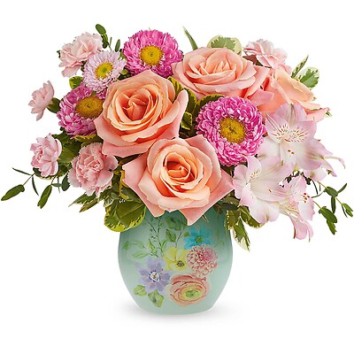 Watercolor Garden Bouquet