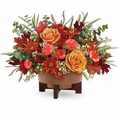 Modern Copper Centerpiece