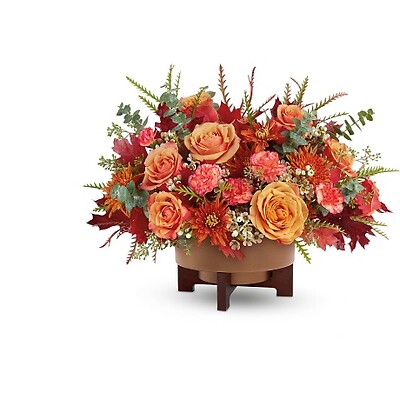 Modern Copper Centerpiece